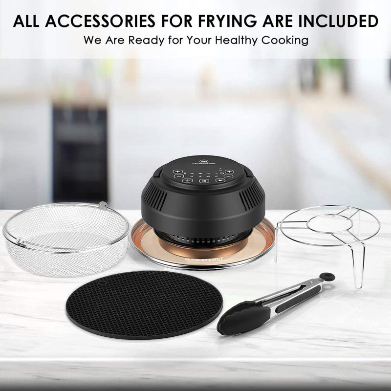 CS KOCHSYSTEME Carl Schmidt Sohn Air Fryer Lid For Pressure Cooker 6 Quart 8 Quart With 8 Optional Presets And Led Touchscreen Reviews Wayfair